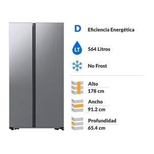 Refrigerador Side By Side Samsung RS57DG4000M9ZS / No Frost / 564 Litros / D